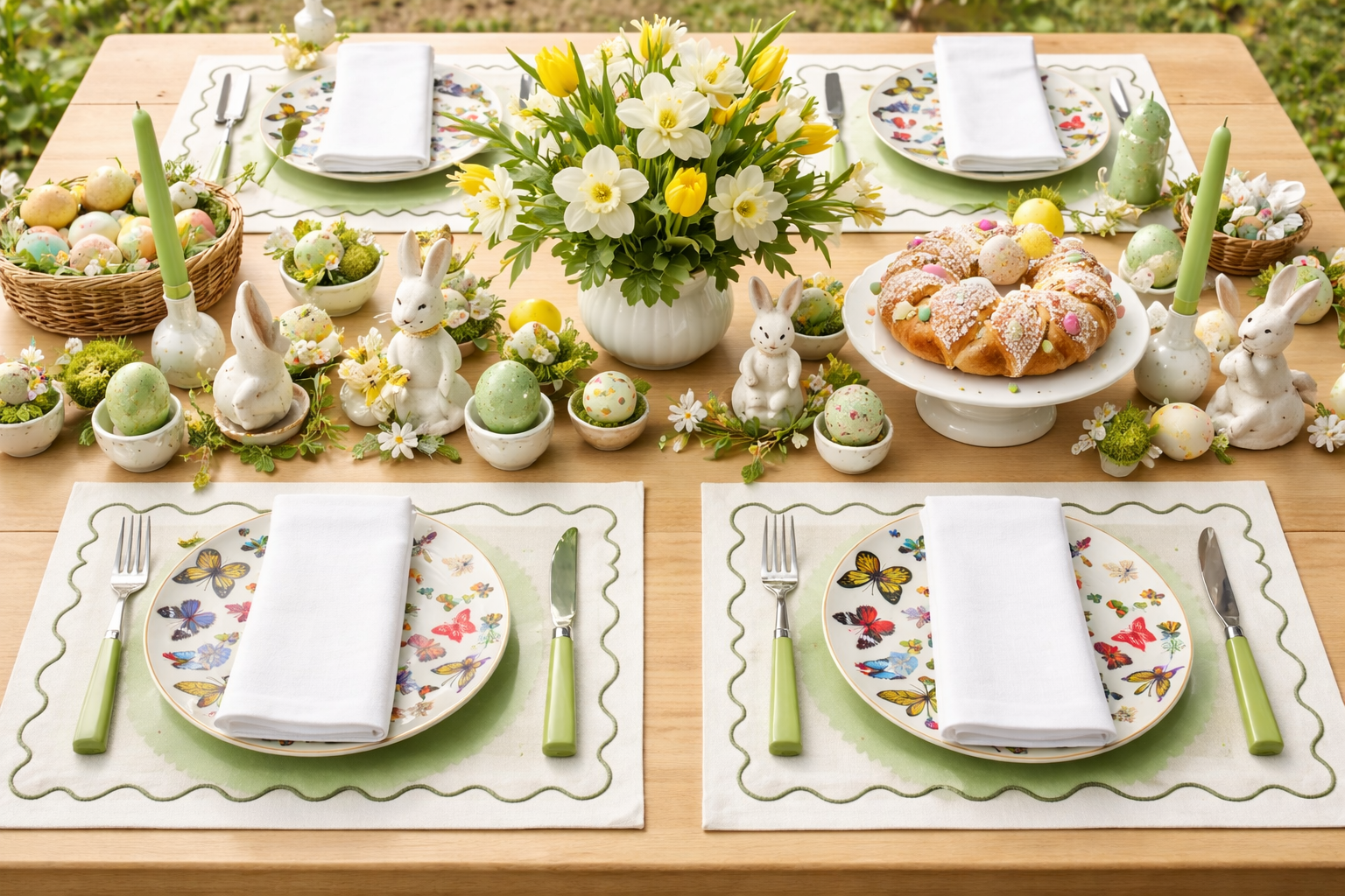 Der Ostertisch – Frühling, Tulpen und die Freude am gedeckten Tisch.